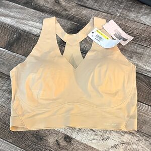 Calvin Klein Nude Invisibles Lightly Lined Racerback Mesh Back Bralette-M